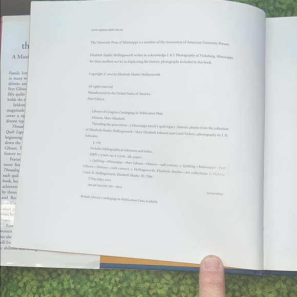 Threading the Generations Book - Picture 5 of 7